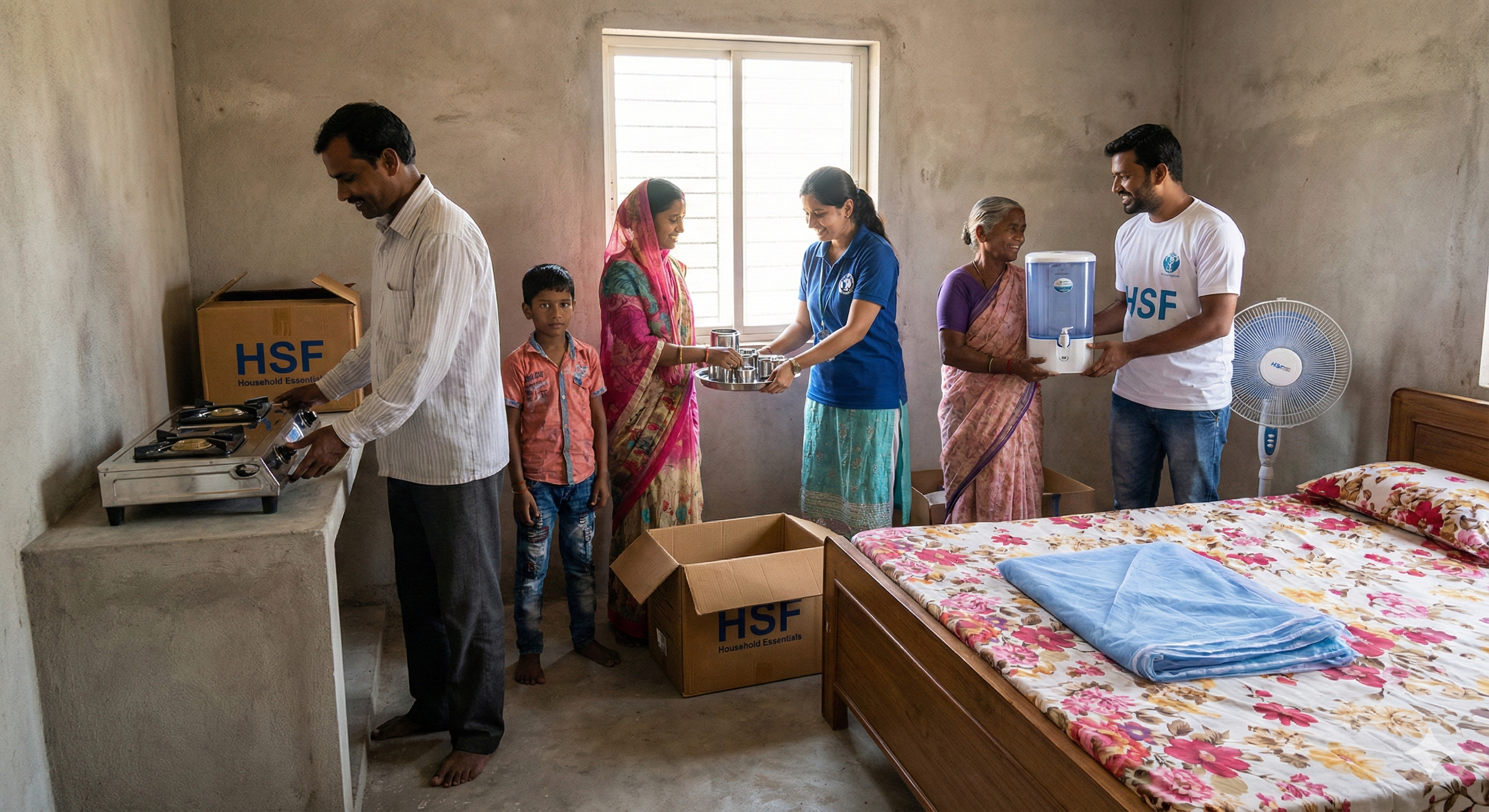 Household Essentials Kit: Help Settle a New Life